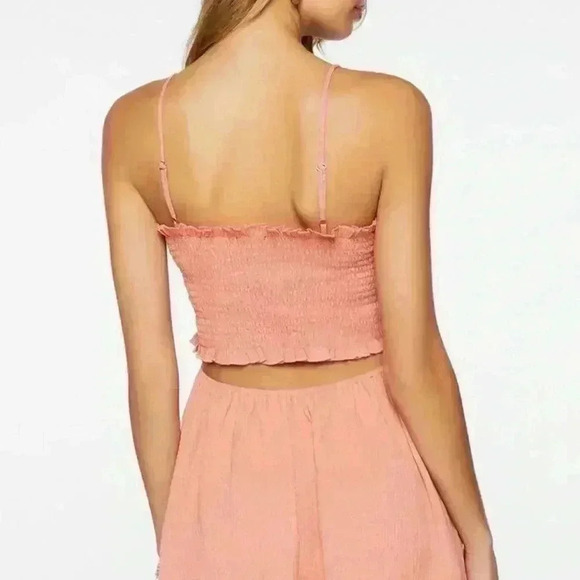 Smocked Cutout Mini Dress - Picture 3 of 7